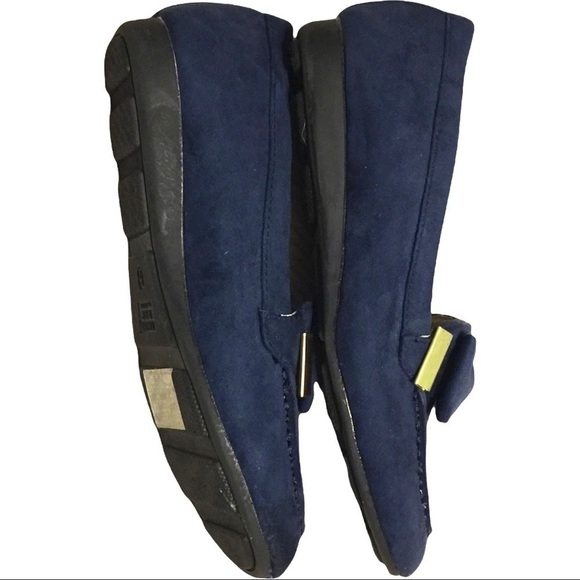 C. Wonder Women's Navy Loafers with Bow - Picture 7 of 7